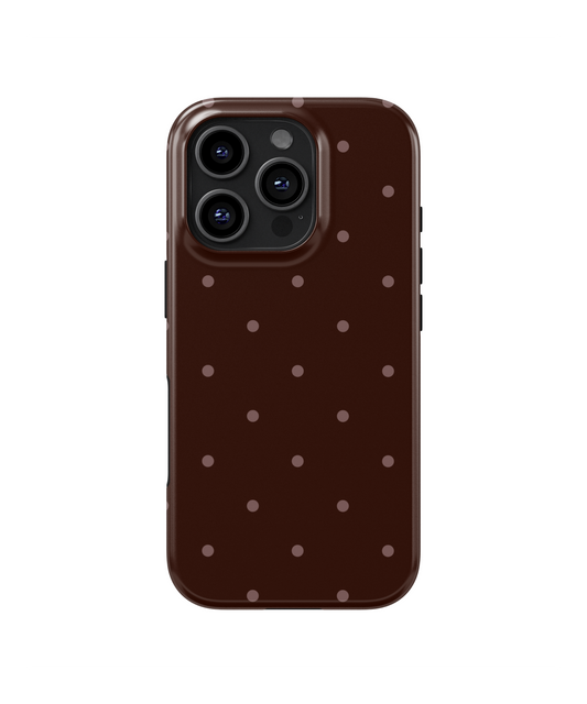 Autumn Brown Polka