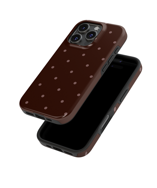 Autumn Brown Polka